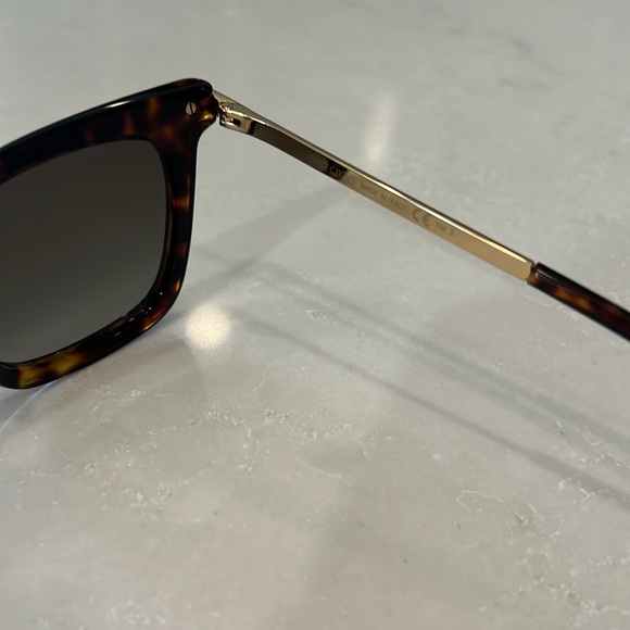 NWT [Jimmy Choo] OLYE Women’s Sunglasses Havana with Case - Picture 6 of 8